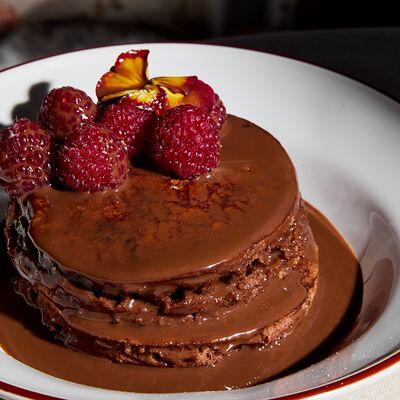 Шоколадные панкейкив Гостиная по цене 570 ₽