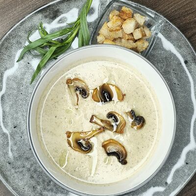 Грибной крем-суп в I Want Coffee & Food по цене 520 ₽