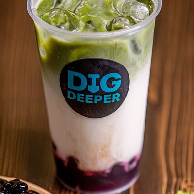 Бабл-ти с тапиокой Форест Бериез матчав Dig deeper по цене 580 ₽