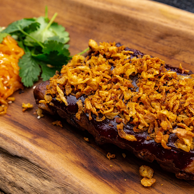 Свиные ребра, черная смородина, кимчи в Галки по цене 1200 ₽