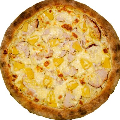 Пицца Тропическая с ананасом 30 см в Черный пистолет по цене 1149 ₽