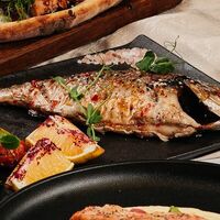 Дорадо с теплыми овощамив Hookah time