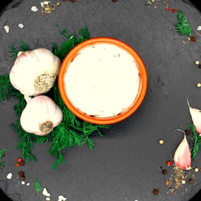 Соус Чесночныйв Мангал Хаус по цене 70 ₽