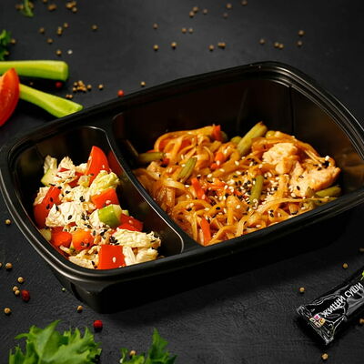 Мини бенто с удоном в Жиши суши по цене 468 ₽