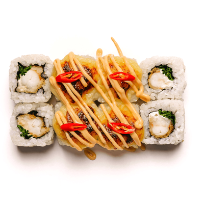 Запеченный Эби Спайси в MurasakiSushi & Rolls по цене 570 ₽