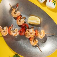 Креветки гриль в Lars Vegans