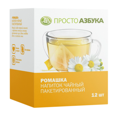 Чай травяной Ромашка пакетированный 12х в Азбука Вкуса Экспресс Меню по цене 263 ₽