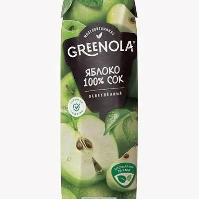 Сок GREENOLA Яблочный в Истерика по цене 249 ₽