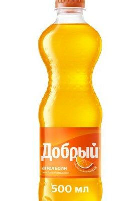Напиток Добрый Апельсин с витамином С сильногазированный 0.5 л в Съедим всё по цене 130 ₽