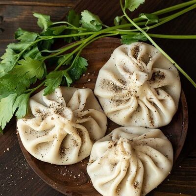 Хинкали с говядиной в Хорошие Хинкали по цене 75 ₽