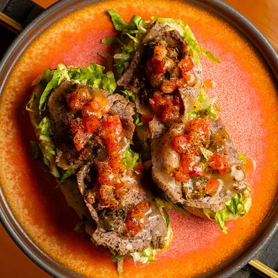 Брускетты с ростбифомв Ленинградский Экспресс по цене 650 ₽