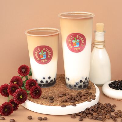 Латте с тапиокой L в Double Bubble Tea по цене 470 ₽