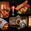 Логотип кафе K & F Sandwich Shop