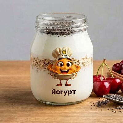 Йогурт с овсянкой и вишней в Пирог за часок по цене 420 ₽