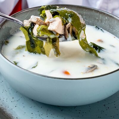 Сливочный с лососемв Метро Cafe по цене 539 ₽