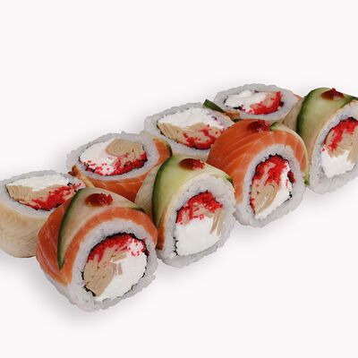 Де Люкс ролл в Pizza BonTon по цене 745 ₽