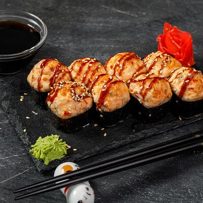 Запеченный Угорь-лосось в Sushi Pizza Top по цене 540 ₽