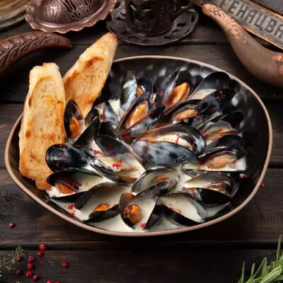 Мидии по-батумски в Генацвале на Арбате - грузинский ресторан по цене 1560 ₽