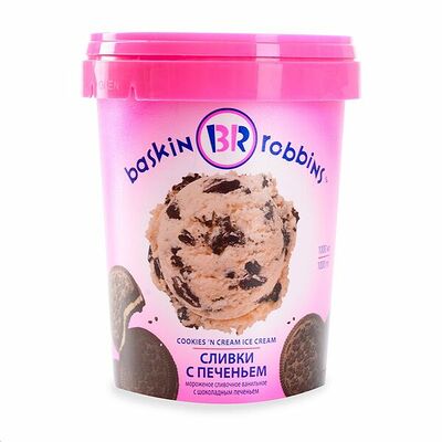 Мороженое Баскин Роббин, Печенье со сливками Бзмж в Азбука Вкуса Экспресс Меню по цене 682 ₽