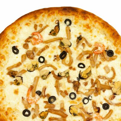 Пицца с морепродуктами в Hot-Pizza по цене 749 ₽