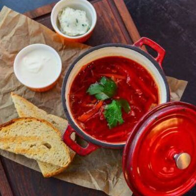 Борщец в ЖаРим в КайФ по цене 490 ₽