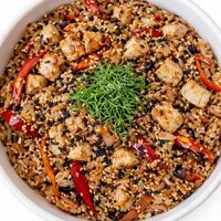 Тяхан острый с курицей в Bitcoin11k Халяль