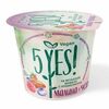 Йогурт 5yes! миндальный с пюре малины и черники ферментированный термостатный в Азбука Вкуса Экспресс Меню по цене 145