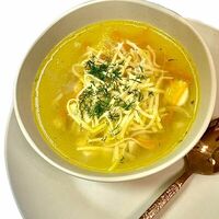 Куриный супчик с лапшой в The FOREST restaurant