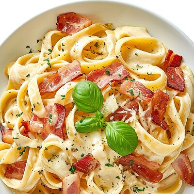 Паста Карбонара в На ночь жрать по цене 500 ₽