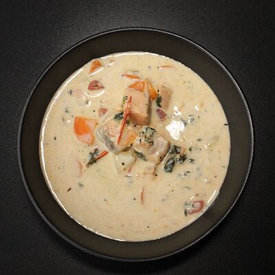 Суп финский сливочный с лососем в Оsaka по цене 765 ₽