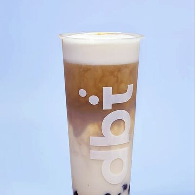 Латте с тапиокой холодный Обьем L (большой) в Double Bubble Tea по цене 580 ₽