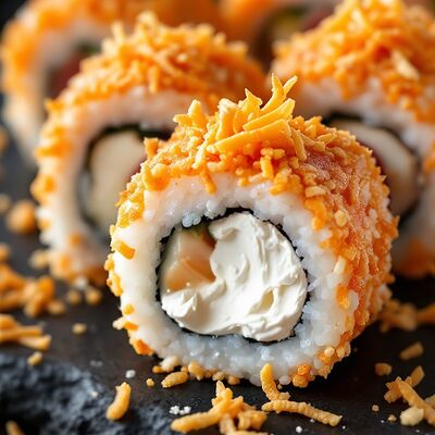 Микадо-сливочный с мидиями в стружке тунца в Суши мастер по цене 673 ₽