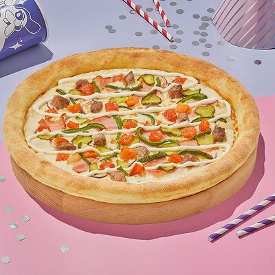 Пицца Деревенская с мясом в Dostaевский по цене 757 ₽