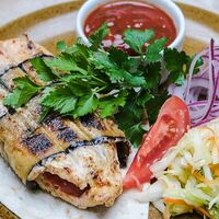 Куриная грудка в баклажане в Зефир