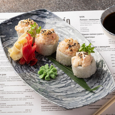 Тартар ролл с морским гребешком в Tasty box по цене 380