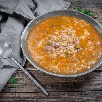 Рассольник с курицей в Грабли по цене 259 ₽