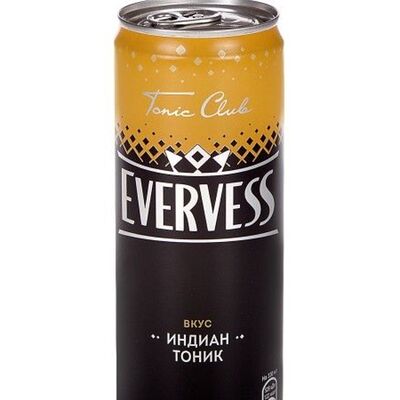 Газированный напиток Evervess в жестяной банке Индиан тоникв Сакура по цене 170 ₽