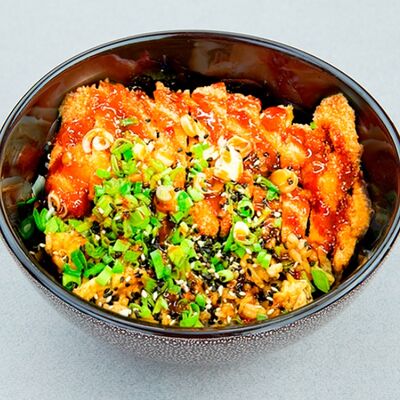 Рис с курицей кацу в Soupramen по цене 600 ₽