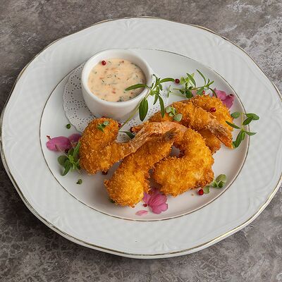 Тигровые креветки Tempura в Гранж Кафе по цене 950 ₽