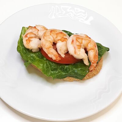 Брускетта с креветками в Дуровъ по цене 220 ₽