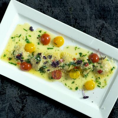 Равиоли с семгой в Остерия Il Massimo по цене 690 ₽