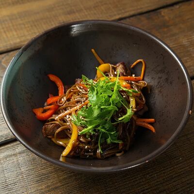 Соба с говядиной в Потроха по цене 649