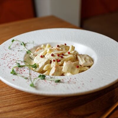 Строццапрети с лососемв Сицилия бедда по цене 1320 ₽