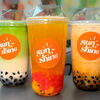 Логотип кафе Sunshine bubble tea and coffee