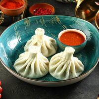 Хинкали со свининой и говядиной в Добрый Грузин