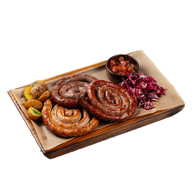 Ассорти из колбасок Итле в ИТЛЕ Стейк-кафе Halal по цене 1990 ₽