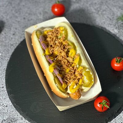Хот-дог острый в Всё вкусно и недорого по цене 363 ₽