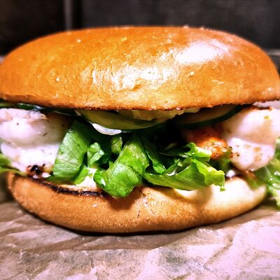 Барин с тигровыми креветками в Барин бургер по цене 780 ₽