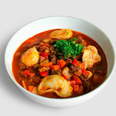 Суп Чучвара с говядиной в Osh по цене 300 ₽