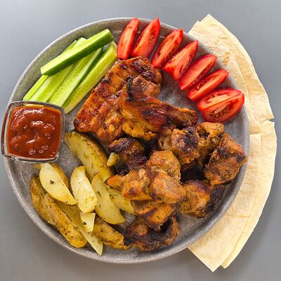 Шашлык для настоящих мужчин (2 персоны) в Мужчина готовит по цене 2250 ₽